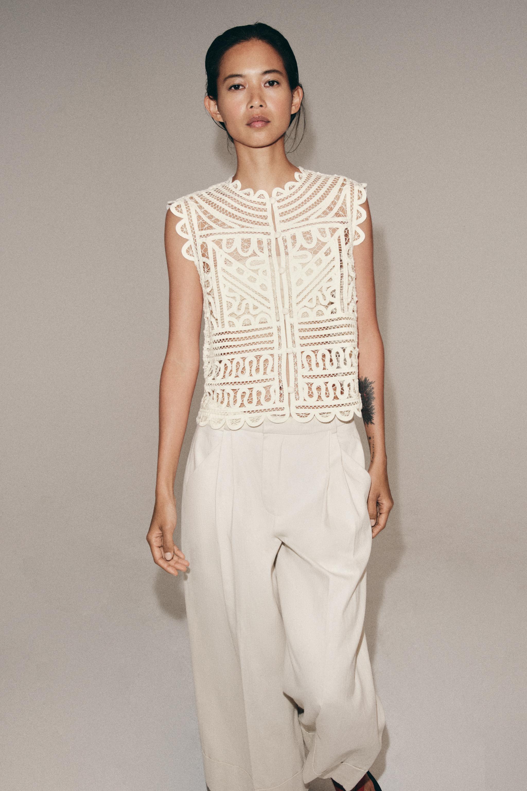 ZW COLLECTION CROCHET BLOUSE